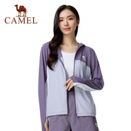 CAMEL Cold White Leather Outdoor Sun Protection Clothing Ice Sense Upf50 Anti-mosquito Jacket