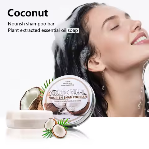 Coconut Shampoo Bar, Coconut Oil Soap, Hair Nourishing Shampoo Soap, Deep Cleansing Handmade Soap, O