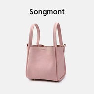 Songmont Mountain มีรุ่นของ Songsong ตะกร้าผักขนาดกลางพร้อมหัวเข็มขัดล็อคใหม่กระเป๋าทรงถัง Crossbody