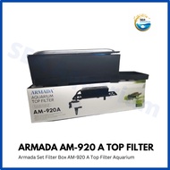 MESIN Aquarium Filter Top Filter Box and Gutter Engine ARMADA AM 920 a