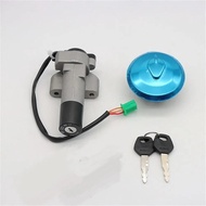 Original 3 wires Motorcycle Ignition Switch Lock Key Fuel Tank Cap Fuel Gas Cap Tank Cover Lock For 