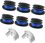 String Trimmer Replacement Spool Line, 0.065" Autofeed Replacement Spools, for Ryobi, One+ AC14RL3A 