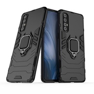 สำหรับ Oppo Reno 3 Pro Case Heavy Goyar เกราะแม่เหล็กขาตั้งแบบดูดกันกระแทกเคสสำหรับ Oppo Oppo Reno 3Pro กรณี Oppo Reno 3Pro