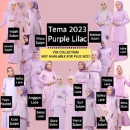 👘TEMA WARNA KURUNG MURAH 2023 PURPLE LILAC👘BAJU RAYA SEDONDON BRIDESMAID TUNANG NIKAH IRONLESS CASUA
