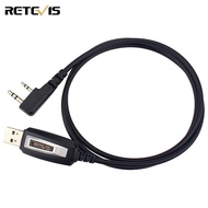 Retevis 2 Pin 2 Way Radio USB Programming Cable Lead for Retevis H-777 RT1 RT-5R Baofeng UV-5R BF-88