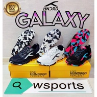 Hundred HNDRD GALAXY Original Badminton Shoes Ready Size 33-43