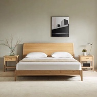 【D3原木家居】Clara 北美梣木床架 胡桃木床架-雙人加大