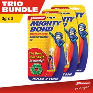 Pioneer Mighty Bond 3g Instant Glue x3