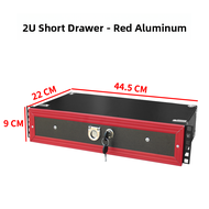 Wooden 2U/3U Server Rack with Lock And Microphone Protection Cotton for Wireless Microphones Aviatio