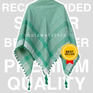 Yemeni Turban Habib Turban/ Tassel Turban/ Scarf Cover White Head Turban/ Adult Head Turban/ Hajj Tu