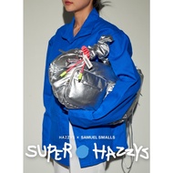 [Super Hazzys] Samuel Smalls x Hazzys Puppy Silver Shoulder Bag XL (Cable Set)