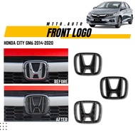 MTTO Honda City GM6 2014-2020 Exterior Car Front Honda Logo Emblem Frame Cover Accessories