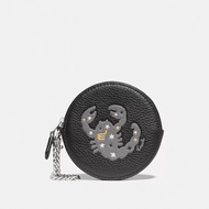 COACH - 圓形牛皮零錢包 (天蠍座)