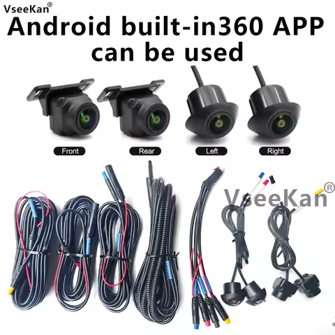 for Android multimedia system with 360 camera function Car 360° panoramic system 360 camera for car