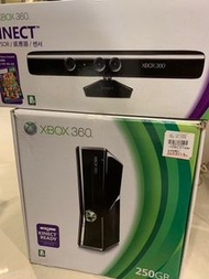 xbox360+kinect 250g 數片光碟
