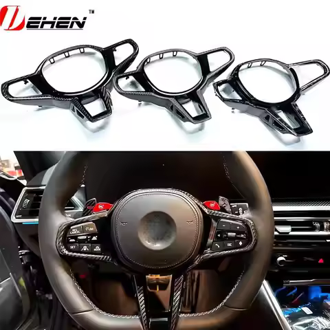Carbon Fiber Steering Wheel For BMW G20 G22 G23 G26 G29 G80 G82 G87 I3 I4 M2 M3 New 2025 M4 Customiz