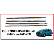 PERODUA AXIA 2023 Window Chrome Lining Door Belt Moulding/ DOOR MOULDING CHROME