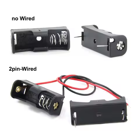 5PCS 23A /A23 Battery 12V Clip Holder Box Case Black For 23A MN21 MS21 Battery
