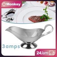 3 Oz Sauce Boat Soy Sauce Container Gravy Sauce Boat Stainless Steel Steak Sauce Container