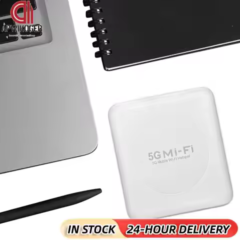 5G WiFi 6 Portable WiFi Device Support 10 Users with SIM Card Slot 5G Modem Pocket Mobile Hotspot fo