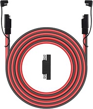 10AWG 20Feet / 6M SAE to SAE Extension Cable Quick Disconnect Wire Harness SAE Connector Solar Panel