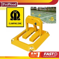 Folding Parking Barrier Manual Car Parking Space Lock Octagon Thick Anti-Collision Parking Lock Clam