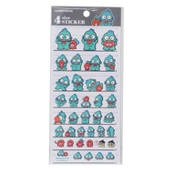 Hangyodon [Seal Sheet] 4 Size Sticker 4 SIZE STICKER Sanrio