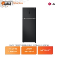 LG 2 Door Fridge GN-B452PQBK 493 Litre Capacity Linear Cooling™ GNB452PQBK Peti Ais