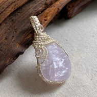 【共生石】紫方解石共生水晶項鍊 / 天然原石