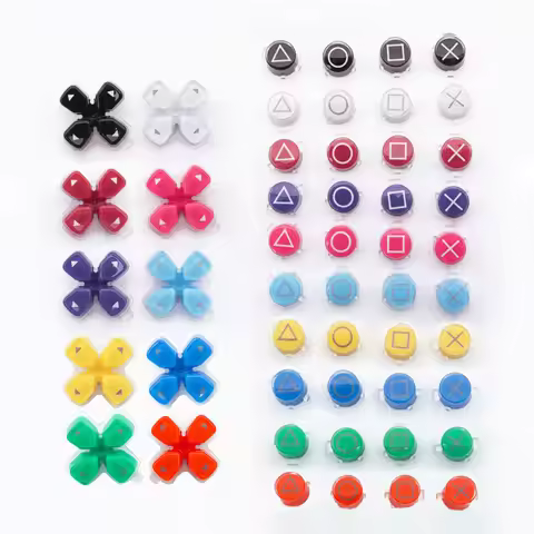 D-pad Move Action Cross Dpad Key ABXY Button Set Repair Part Replacement For Sony Dualsense 5 PS5 Co