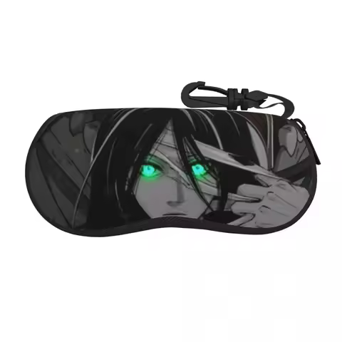 Attack On Titan Zeke Yeager Shell Glasses Case Protective Sunglasses Box Women Men Soft Eyeglass Bag