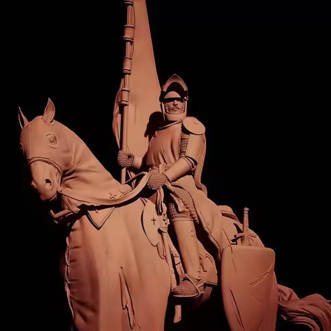 1/24 resin model GK, Victory Cavalry, unassembled and uncolored kit