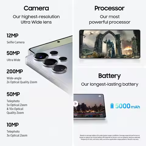 Samsung Galaxy S25 Ultra 5G S938U1 S938B S938N 6.9" AMOLED ROM 256/512GB/1TB RAM 12/16GB Sanpdragon 