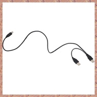 Dual USB 2.0 Male to Standard B Male Y Cable 80cm for Printer & Scanner & External Hard Disk Drive(R