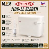TECHPLAS Elegen Flush Low Level Plastic Flush Cistern Toilet Cistern Tandas Kotak Jamban Kotak 9L 11