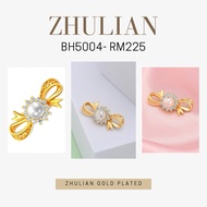 ZHULIAN [BH5004] BROOCH ZHULIAN KERONGSANG ZHULIAN GOLD PLATED EMAS ZHULIAN