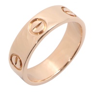 [Used] Cartier Love Ring, K18PG (Pink Gold), Women's Love Ring, Used A