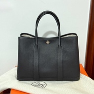 2024 Hermes Garden Party 30 black Noir 黑