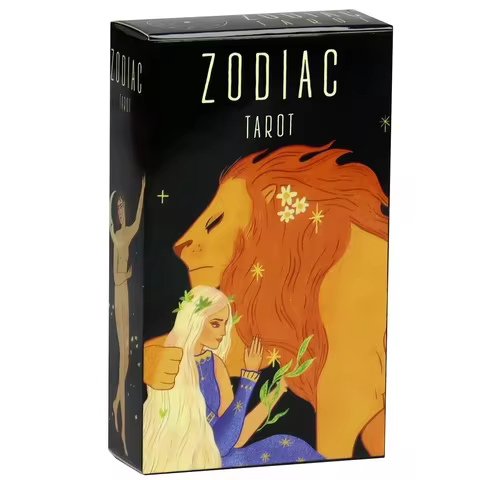 Zodiac Tarot Cards 78 PCS Astrology Constellation Star Sign Tarot Deck Divination Horoscope Star For