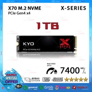 SSD NVMe M2 1TB PCIe 2280 KYO XSERIES Gen 4 - SSD NVME M.2 KYO X-SERIES Gen4 X4 PCIe Top Brand Japan