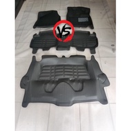 5D Premium Carpet for Toyota Avanza 2022 2023 2024 2025 Carbon Motif