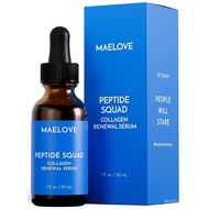MAELOVEPeptideSquadCollagenRenewalSerumwithCopperPeptides,Argireline,Matrixyl3000+HyaluronicAcidandN