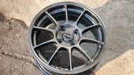 New Car Sport Rim Flow Forming Thailand WEDSSPORT TC105X 15x6.5J 4x100 4x114.3 ET40 Hyper Black - RE