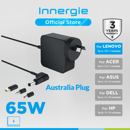 Innergie T6 65W Universal Laptop Charger Power Adapter 65W (AU Plug) - Compatible with Acer/MSI/ASU