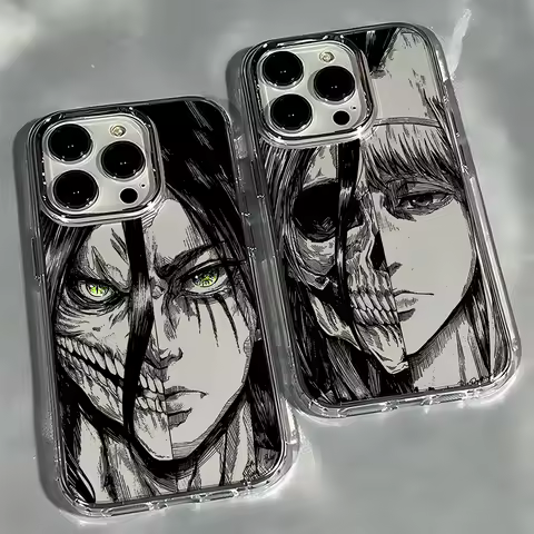 Hot Anime Black Attack On Titan Phone Case for Xiaomi Mi 15 14T 14 12T 11T 11Lite Poco X7 X6 F5 F6 X