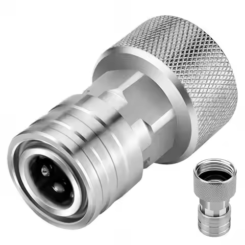 Garden Hose to Pressure Washer Adapter, 3/4" GHT to 1/4" Quick Connect, Hose to Power Washer Connect