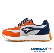 特賣會 KangaROOS美國袋鼠鞋 男款CRAFT科技專業機能復古潮流運動鞋 11912-橘藍 超低直購價890元