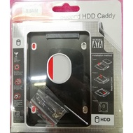 SECOND HDD CADDY ALUMINUM 9mm / 9.5mm / 12.7mm SATA to SATA