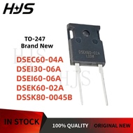 10PCS DSEI60-06A DSEI30-06A DSEK60-02A DSSK80-0045B DSEC60-04A in stock TO-247 MOS CHIP IC WJPR