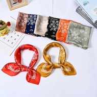 Square silk scarf for women 70 70x70cm turban bandana, beautiful, high-quality head covering to make